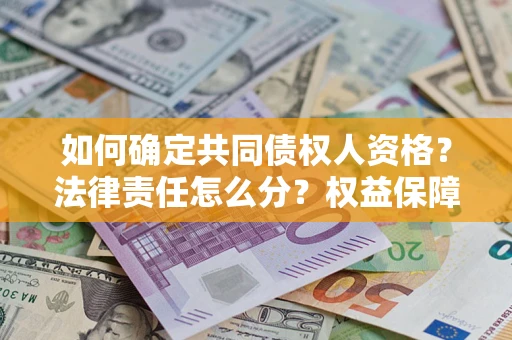 武汉如何确定共同债权人资格？法律责任怎么分？权益保障技巧揭秘！