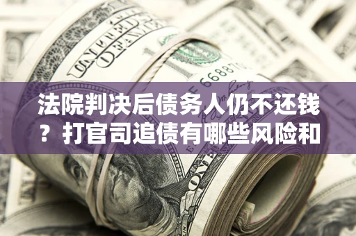 武汉法院判决后债务人仍不还钱？打官司追债有哪些风险和技巧？