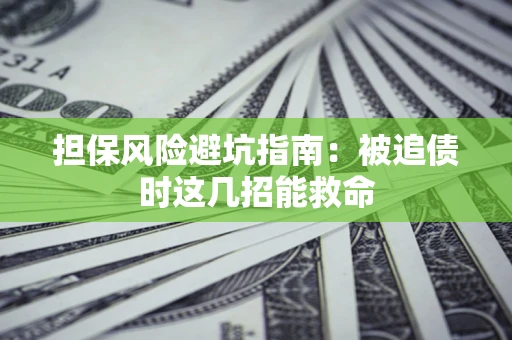 武汉担保风险避坑指南：被追债时这几招能救命