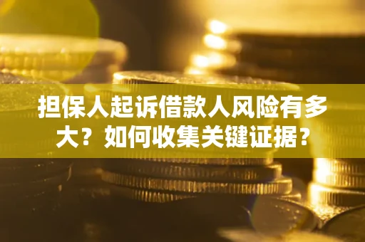 武汉担保人起诉借款人风险有多大？如何收集关键证据？