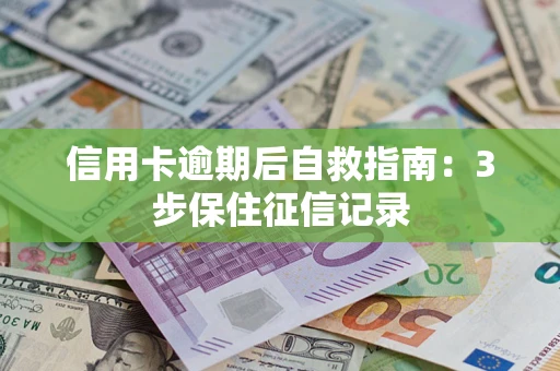 武汉信用卡逾期后自救指南：3步保住征信记录