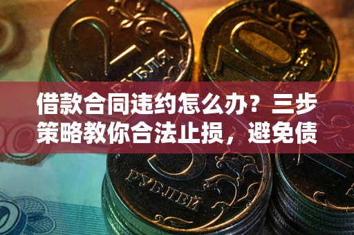 武汉借款合同违约怎么办？三步策略教你合法止损，避免债务危机升级