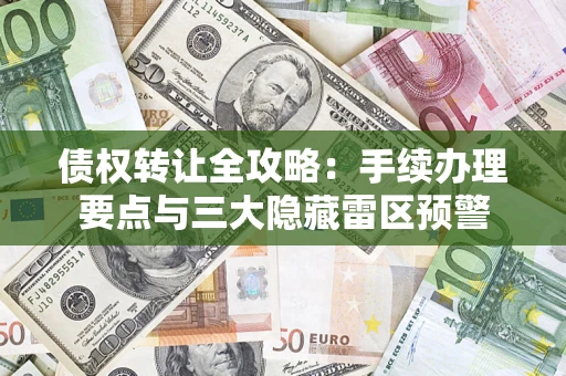武汉债权转让全攻略：手续办理要点与三大隐藏雷区预警