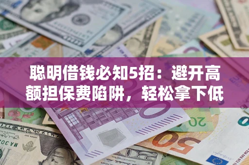 武汉聪明借钱必知5招：避开高额担保费陷阱，轻松拿下低息贷款