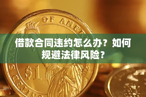 武汉借款合同违约怎么办？如何规避法律风险？