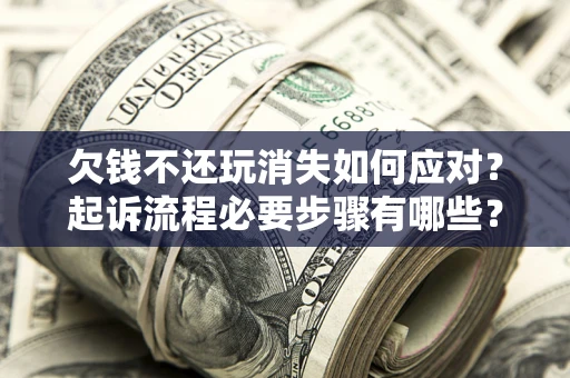 武汉欠钱不还玩消失如何应对？起诉流程必要步骤有哪些？