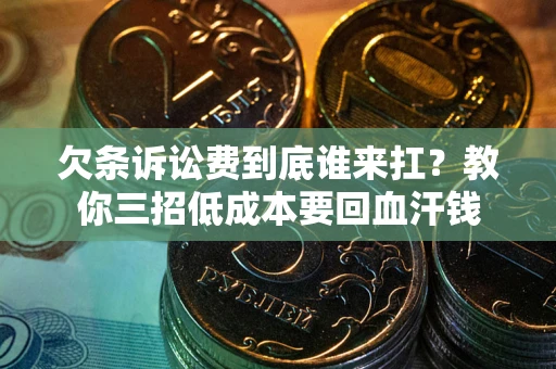 武汉欠条诉讼费到底谁来扛？教你三招低成本要回血汗钱